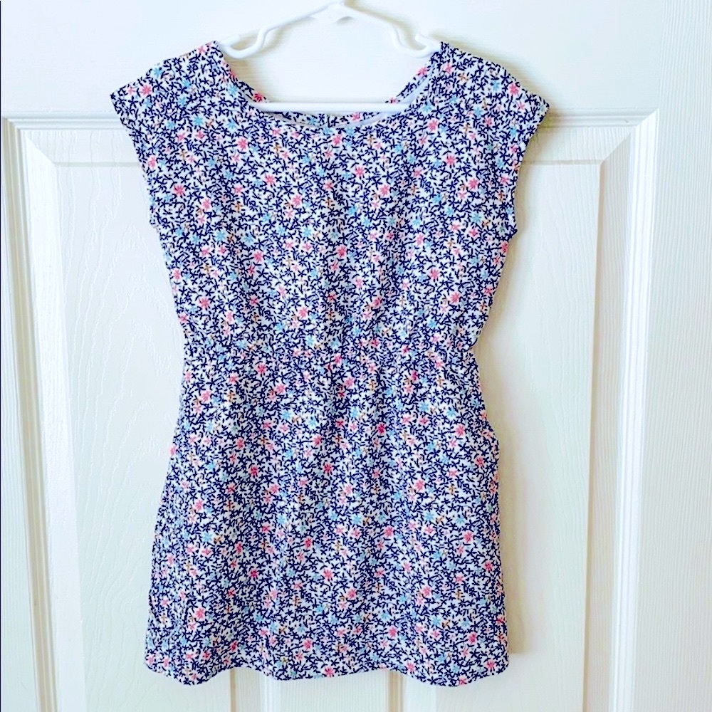 Sleeveless Floral Pull-on Dress